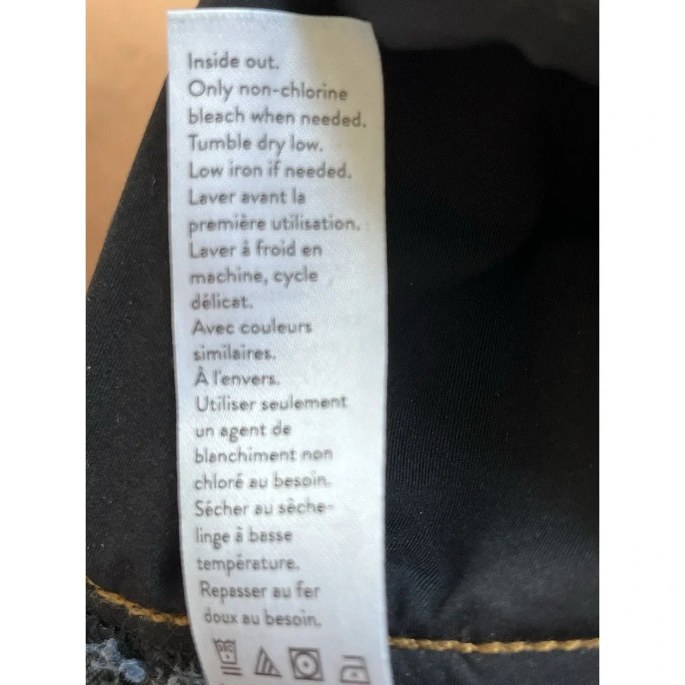 Spanx Stretch‎ denim Blue jeans leggings size M Pull On Tummy Control